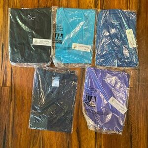 5 NEW Uniform Advantage Butter-Soft, Women’s Scrub Tops Size Medium
